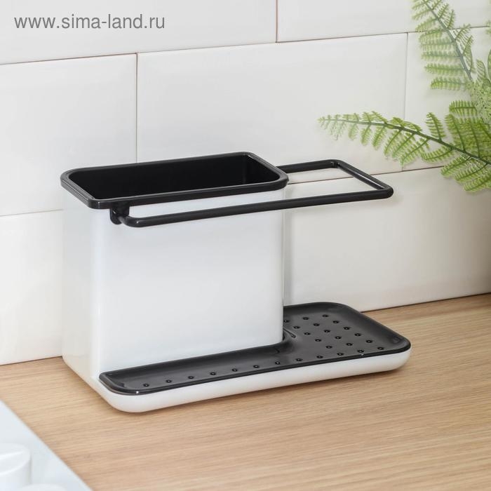 Подставка для ванных и кухонных принадлежностей, 21&times;11&times;12 см, МИКС