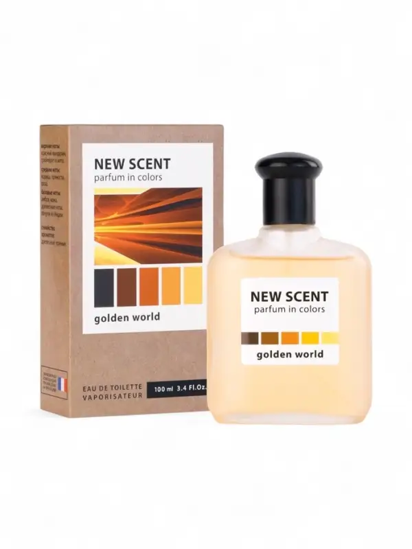 Туалетная вода мужская New Scent Golden World, 100 мл