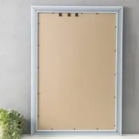 Фоторамка для фото 40х60 см "Luxe Elegance" пластик, серо-голубой, (пластик экран)