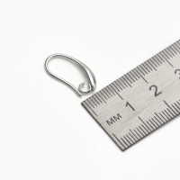 Швензы-крючки СМ-1111-1, (набор 5 пар), цвет серебро