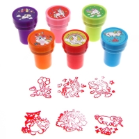 Печать цветная «Счастливые единороги», набор 6 шт., МИКС Печать цветная «Счастливые единороги», набор 6 шт., МИКС