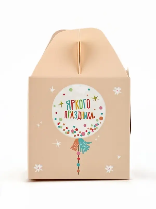 Подарочная коробка, упаковка &laquo;Милый шпиц&raquo; 10&times;10&times;10 см