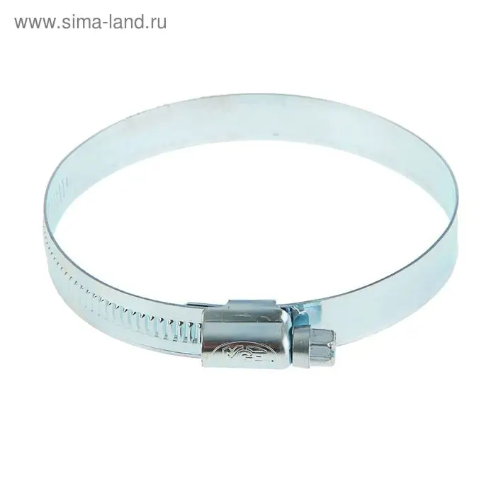 Хомут червячный MGF, диаметр 60-80 мм, ширина ленты 12 мм, оцинкованный