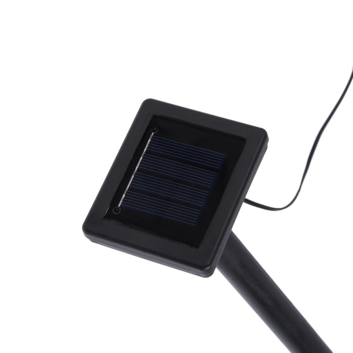 Садовый светильник на солнечной батарее &laquo;Грибы&raquo;, 21 см, 3 LED, свечение тёплое белое