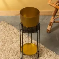 Кашпо на подставке "Хани" железо 18х18х56 см