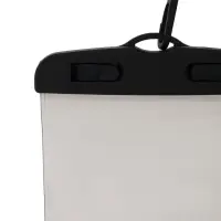 Водонепроницаемый чехол для телефона, размер 20х11 см, чёрный