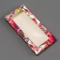 Подарочная коробка под плитку шоколада, с окном &laquo;Цветочное настроение&raquo;, 17&times;8&times;1.4 см