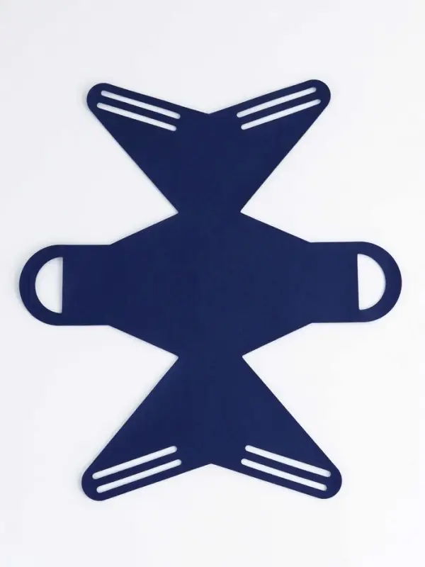 Кожанная подарочная сумочка 13 х12 х 5,5 см глубокий синий