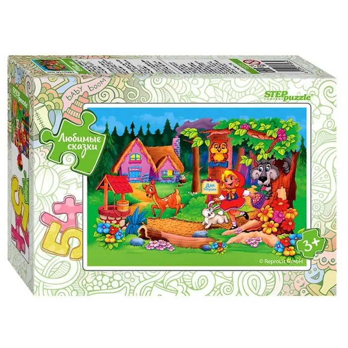 Мини-пазлы &laquo;Любимые сказки&raquo;, 54 элемента, МИКС