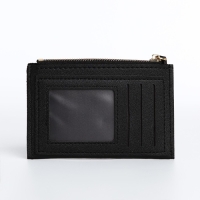 Картхолдер на молнии, цвет чёрный Картхолдер на молнии, цвет чёрный