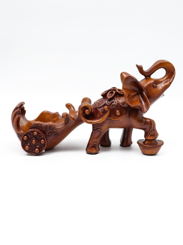 Подставка для бутылки "Слон" под дерево, 34х13х20см