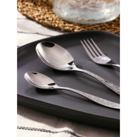 Набор столовый &laquo;Уралочка&raquo;, 18 предметов, толщина 2 мм, картонная коробка, цвет серебряный