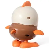 Игрушка заводная "Цыплёнок", цвет коричневый