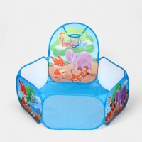 Палатка детская игровая - сухой бассейн для шариков &laquo;Зверята&raquo; без шаров