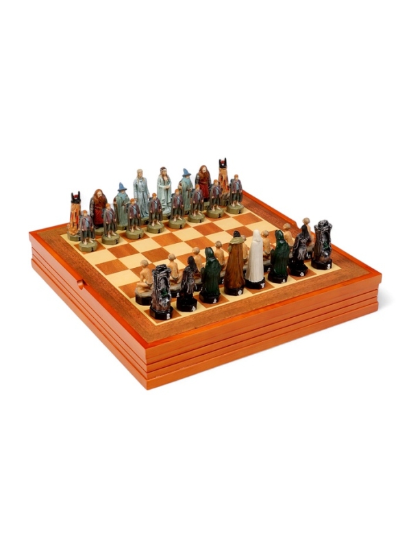 Шахматы "Фэнтези", настольная игра 36 х 36 см, король 7.7 х 2.3 см, пешка 6.1 х 2.3 см