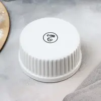 Рамекин керамический &laquo;Листья&raquo;, 9.5 х 4.5 см, 200 мл, цвет белый