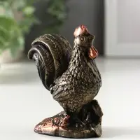 Фигура "Золотой петух" 9,7х8х5 см
