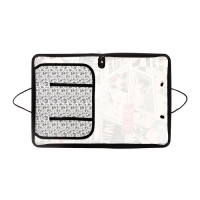 Папка для труда А4, с ручками, молния вокруг, пластиковая, Calligrata