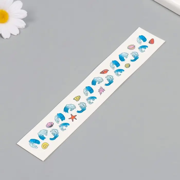 Переводная тату на тело цветная &laquo;Браслет. Ракушки&raquo;, 20&times;3 см