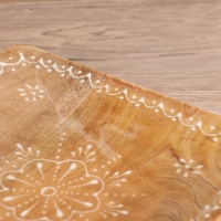 Блюдо "Звезда" дерево манго 20,5х20,5х3 см