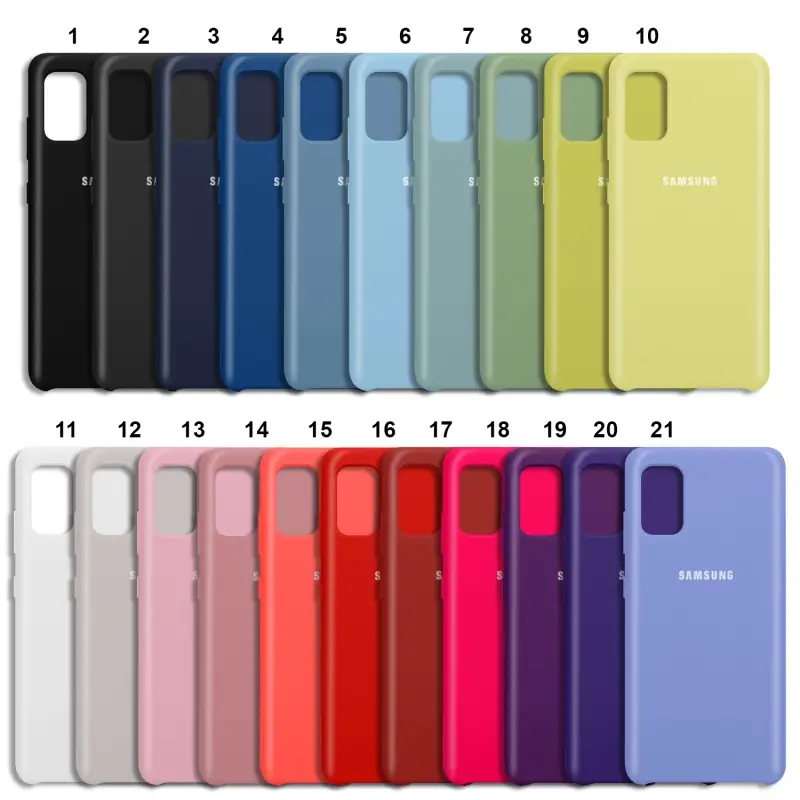 Чехол Samsung A41 SILICONE COVER