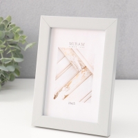 Фоторамка пластик "МИРАМ" 10х15 св. серый