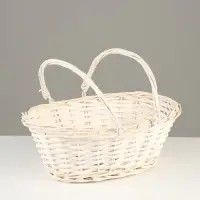 Корзинка с подвижными ручками, 32 х 25 х 13 см, ива