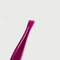 Пинцет для бровей, скошенный, узкий, 9 см, МИКС