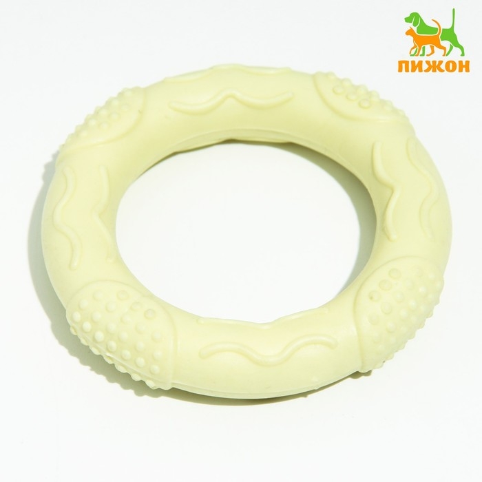 Игрушка жевательная Игрушка жевательная "Волна", TPR, 7 х 1 см, жёлтая