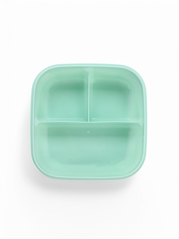 Ланч-бокс с клапаном, 3 секции, "Цыпленок", 14 х 14 х 5 см