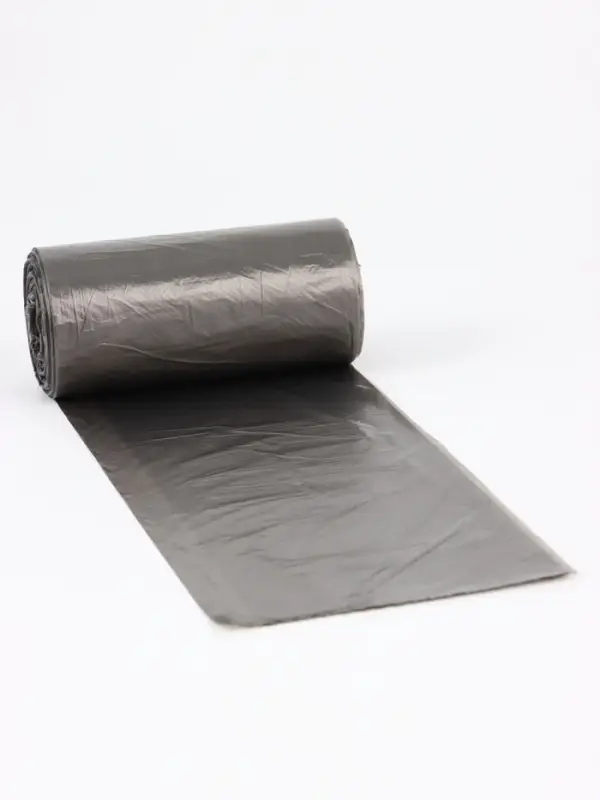 Мешки для мусора 35 л, ПНД толщина 10 мкм, 50 шт в рулоне, цвет черный