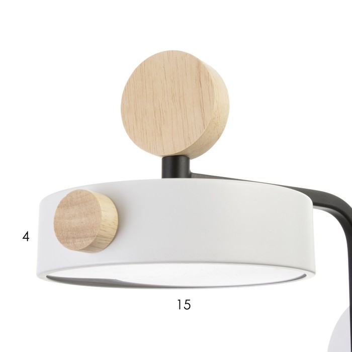 Бра с выключателем на проводе "Пиатти" LED 12Вт 4000К белый 15х26х16см