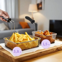 Фритюрница электрическая со съемной чашей КТ-6538 - 2000 Вт