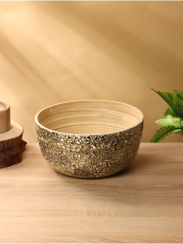 Салатник 25х25х12 см, бамбук