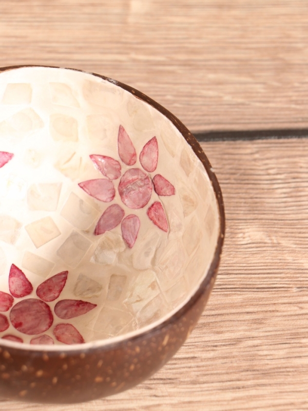 Чаша "Солнышко" 14х14х6 см, кокос