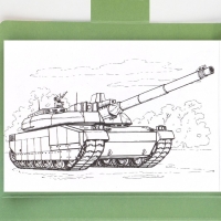 Набор: блок для записей с отрывными листами и заданиями + карандаши &laquo;С 23 февраля&raquo;