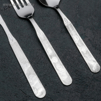 Набор столовых приборов &laquo;Топтыжка&raquo;, 4 предмета, толщина 1,5 мм