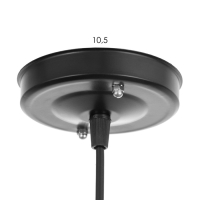 Люстра Вексана Подвес BayerLux цвет таинственный черный 1х40Вт цоколь E27 Люстра Вексана Подвес BayerLux цвет таинственный черный 1х40Вт цоколь E27