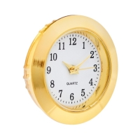 Циферблат для наручных часов, d-2.5 см, LQ377А, дискретный ход, золото