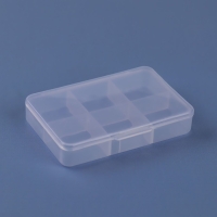 Таблетница, 9 × 6 × 2 см, 6 секций, цвет белый Таблетница, 9 × 6 × 2 см, 6 секций, цвет белый