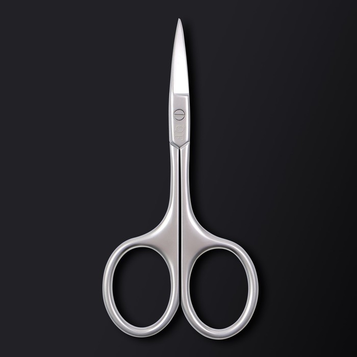 Ножницы маникюрные &laquo;Premium&raquo;, прямые, узкие, 9,5 см, на блистере, цвет серебристый