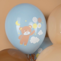 Шар латексный 12" &laquo;Любимые зверята&raquo;, пастель, 2 ст., набор 25 шт., МИКС