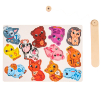 Магнитная рыбалка для детей &laquo;Зверята&raquo;