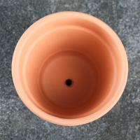 Горшок "Трапеция" терракот с узором, 9х9см, МИКС