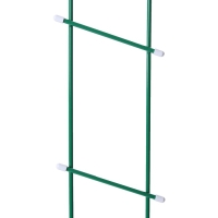 Шпалера, 140 &times; 23 &times; 1 см, металл, зелёная, &laquo;Лестница&raquo;, МИКС