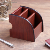 Органайзер 3 секции, серия Зебрано с кантом темным, 11*13см Органайзер 3 секции, серия Зебрано с кантом темным, 11*13см