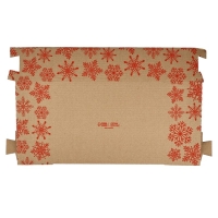 Коробка новогодняя складная &laquo;Новогодние шары&raquo;, бурый, 27 х 21 х 9 см, Новый год