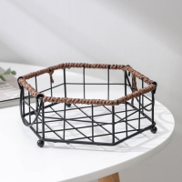 Корзинка универсальная Доляна, 17,5&times;20&times;7,5 см, цвет чёрный