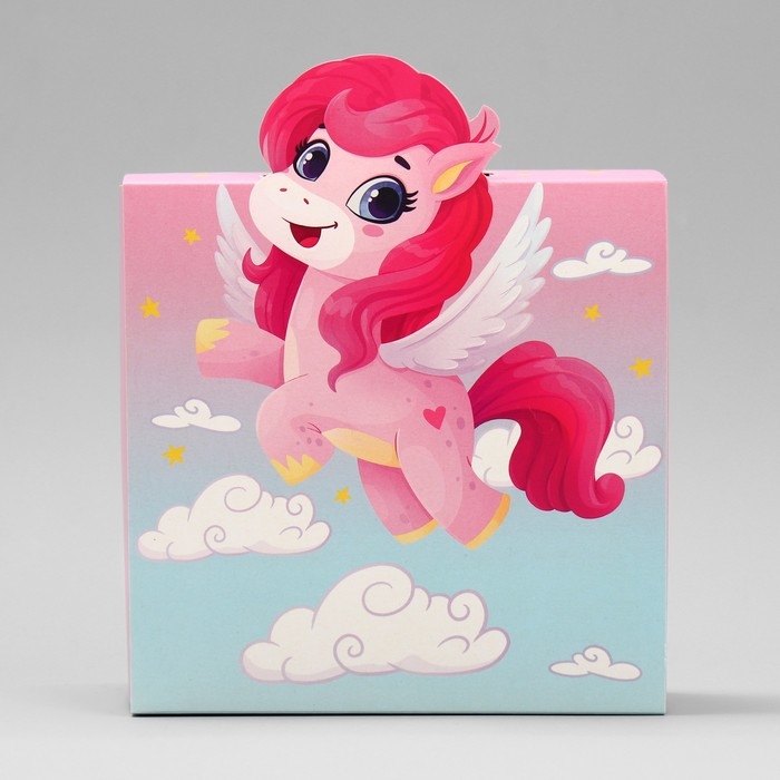 Коробка подарочная складная, упаковка, &laquo;Маленькой принцессе&raquo;, 15 х 15 х 8 см