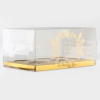 Коробка для капкейка &laquo;Верь в мечту&raquo;, золото, 23 х 16 х 11.5 см, Новый год